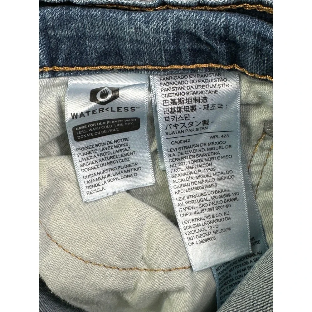 Levis 514 Straight Fit Jeans Men's W30 L32‎ Medium Wash Blue Denim Pants